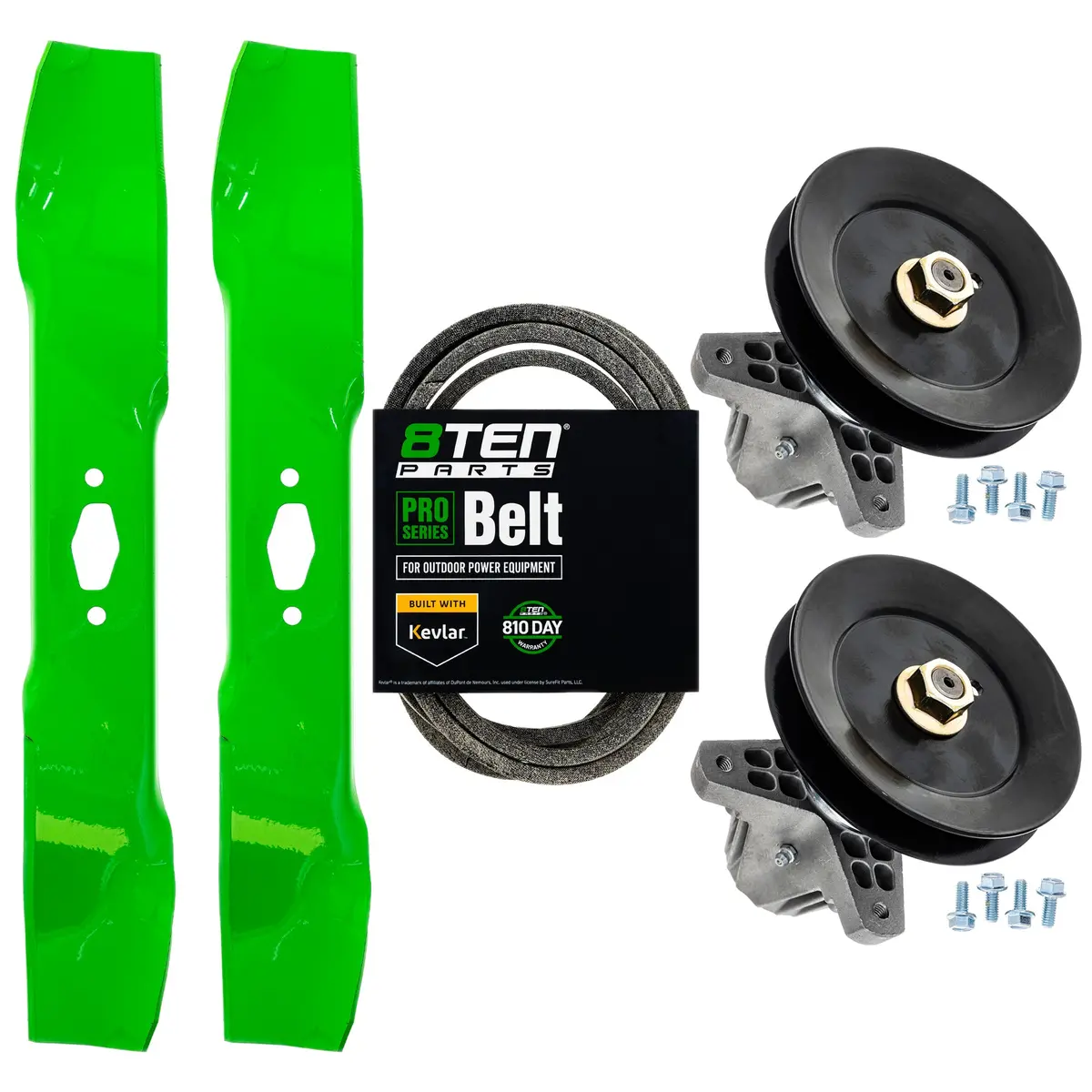 Blade Spindle Belt Deck Kit For Troy-Bilt Craftsman Columbia Mk1012243 1