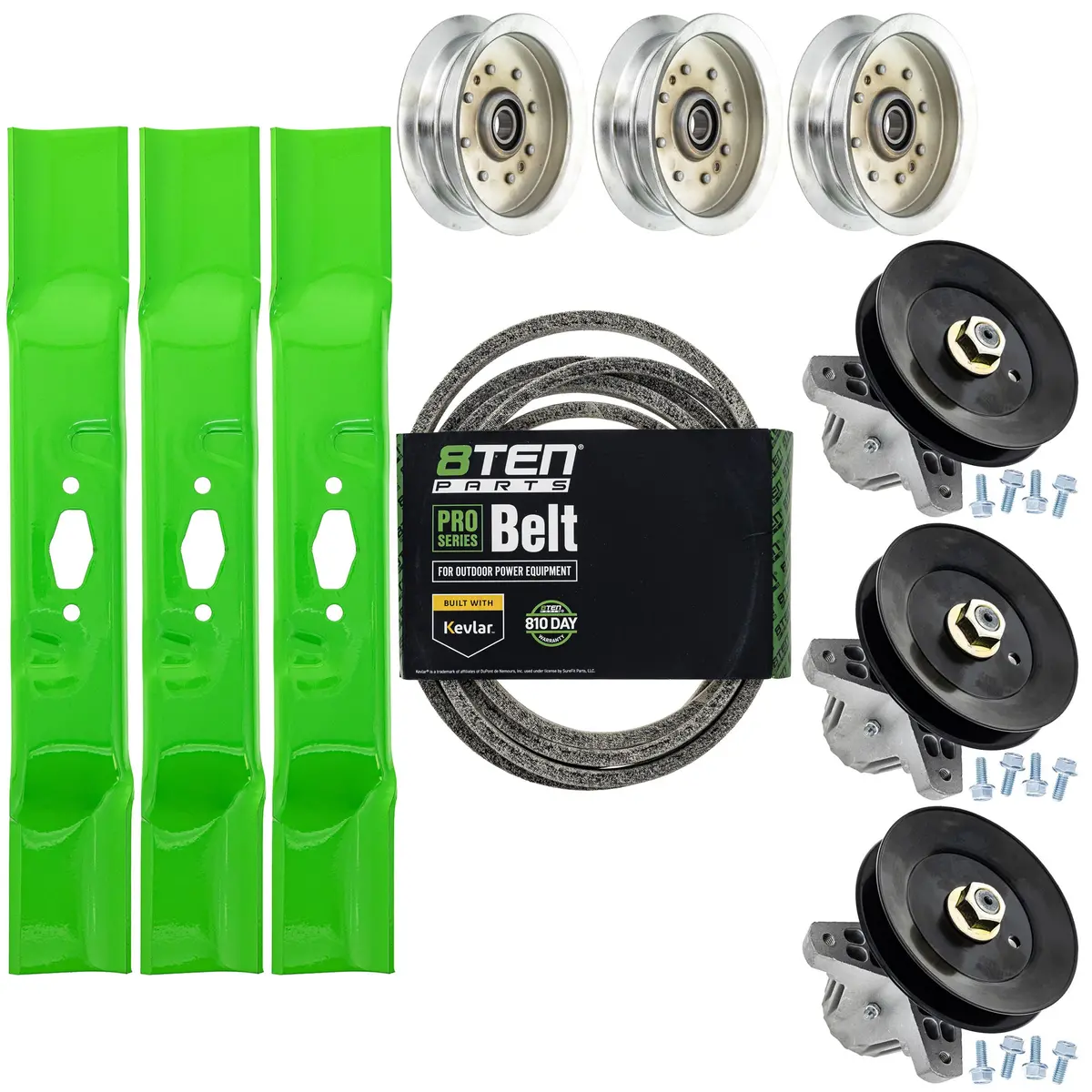 Blade Spindle Belt Idler Deck Kit For Troy-Bilt Cub Cadet Mk1012255 1