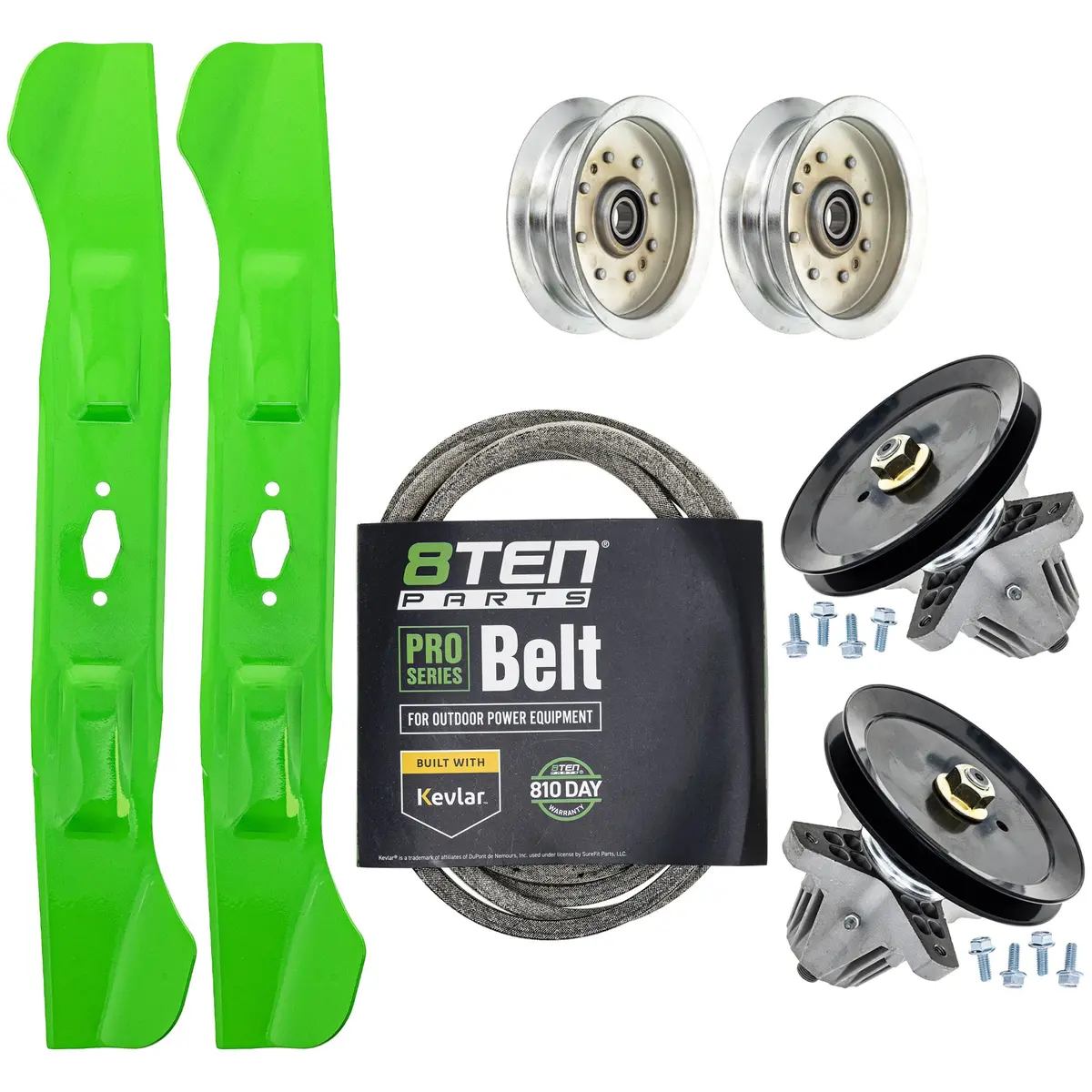 Blade Spindle Belt Idler Deck Kit For Troy-Bilt Cub Cadet Craftsman Mk1012256 1