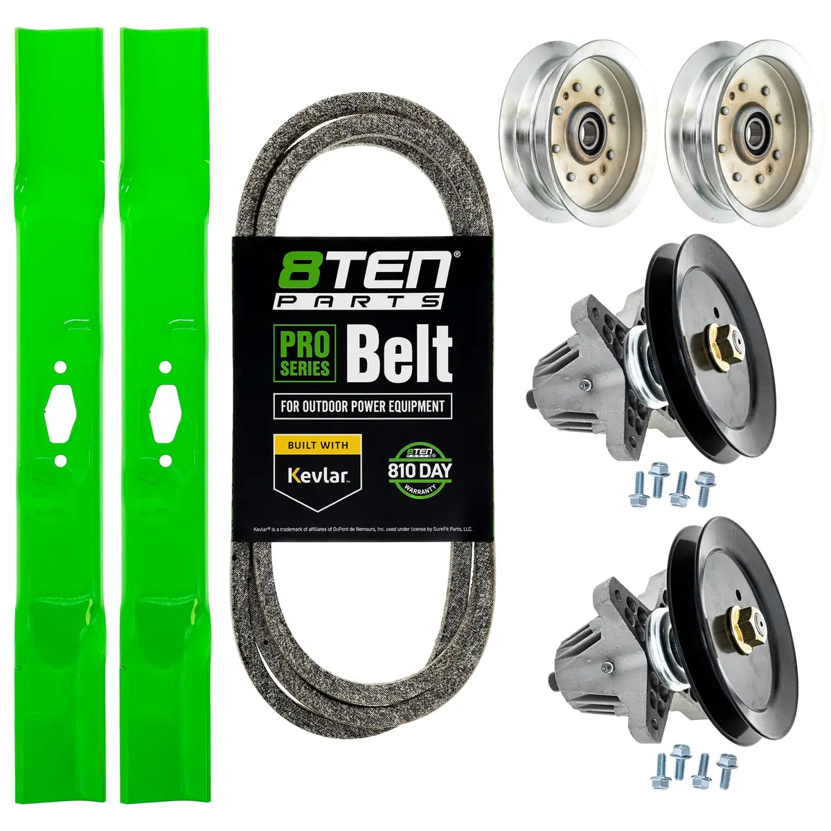 Blade Spindle Belt Idler Deck Kit For Cub Cadet Yard Machines Craftsman Mk1012268 1