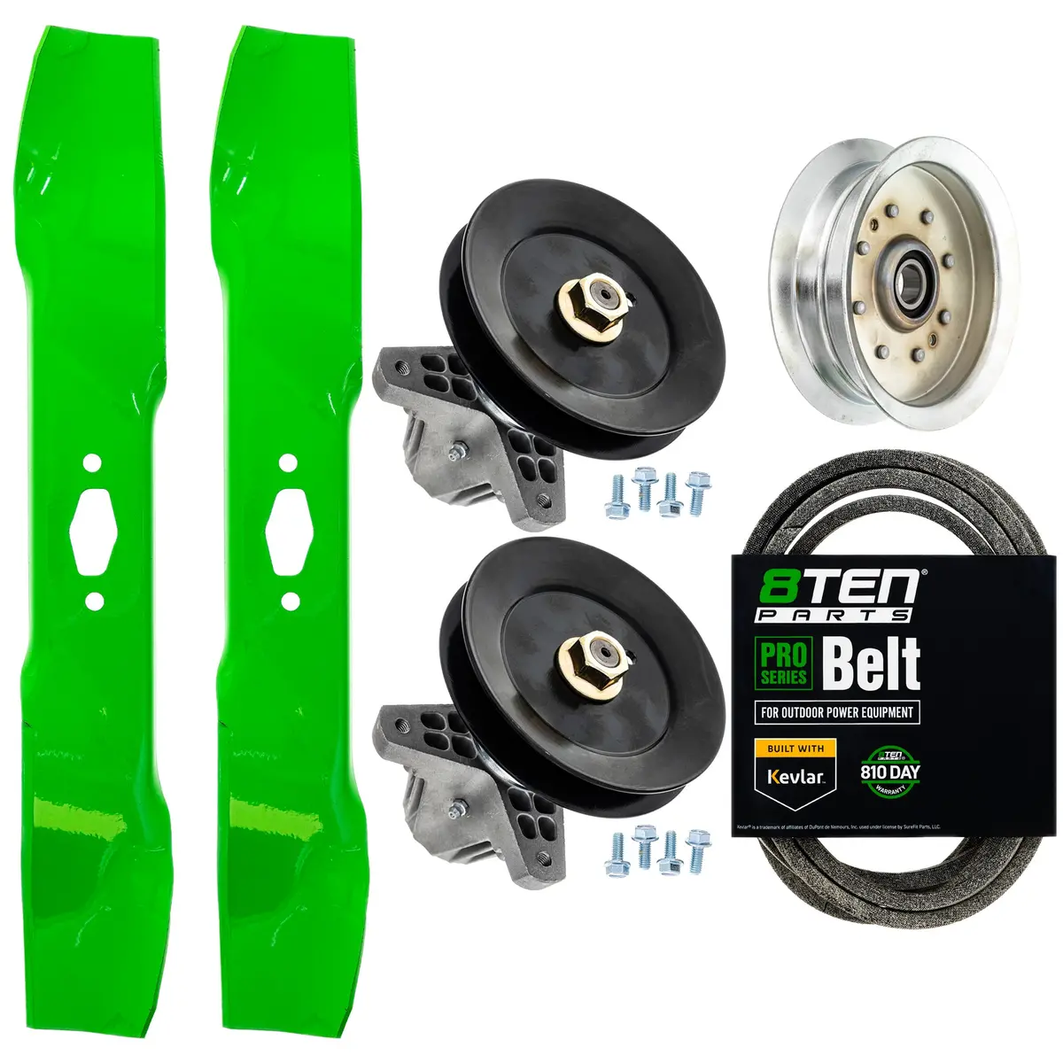 Blade Spindle Belt Idler Deck Kit For Troy-Bilt Craftsman Columbia Mk1012271 1