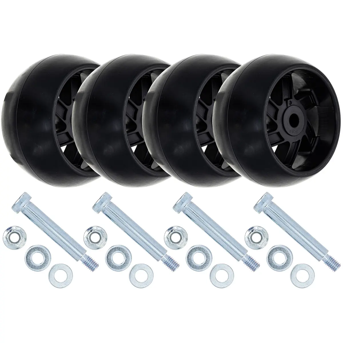 Deck Wheel Kit With Hardware For Husqvarna Jonsered Poulan Pro Mk1012396 1