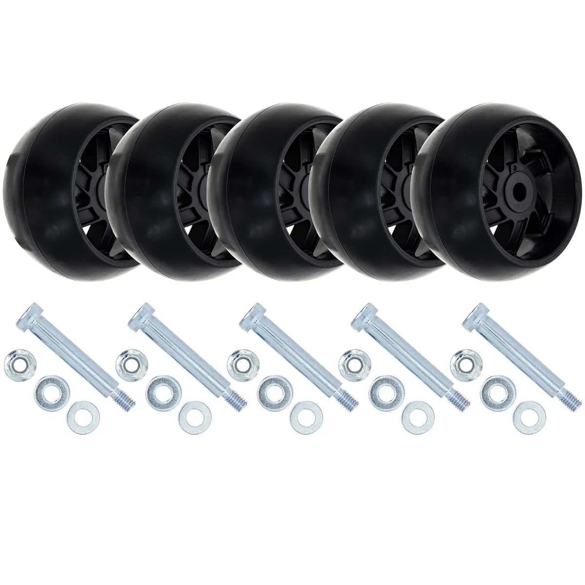Deck Wheel Kit With Hardware For Poulan Pro Husqvarna Jonsered Mk1012397 1