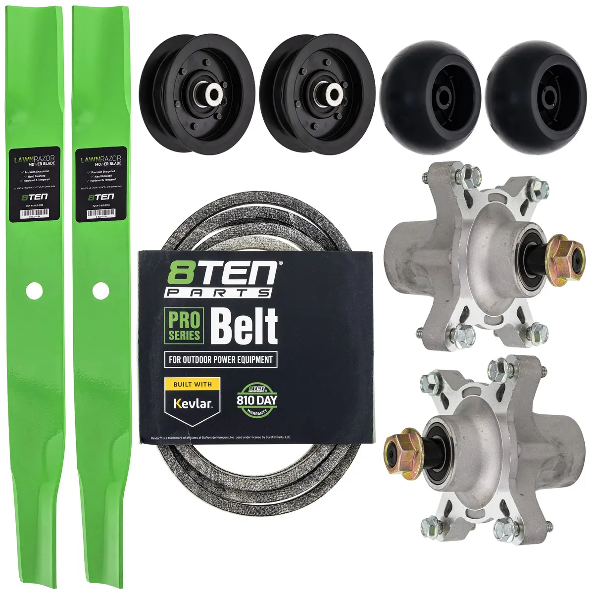 Blade Spindle Belt Idler Deck Wheel Kit For Toro Exmark 1