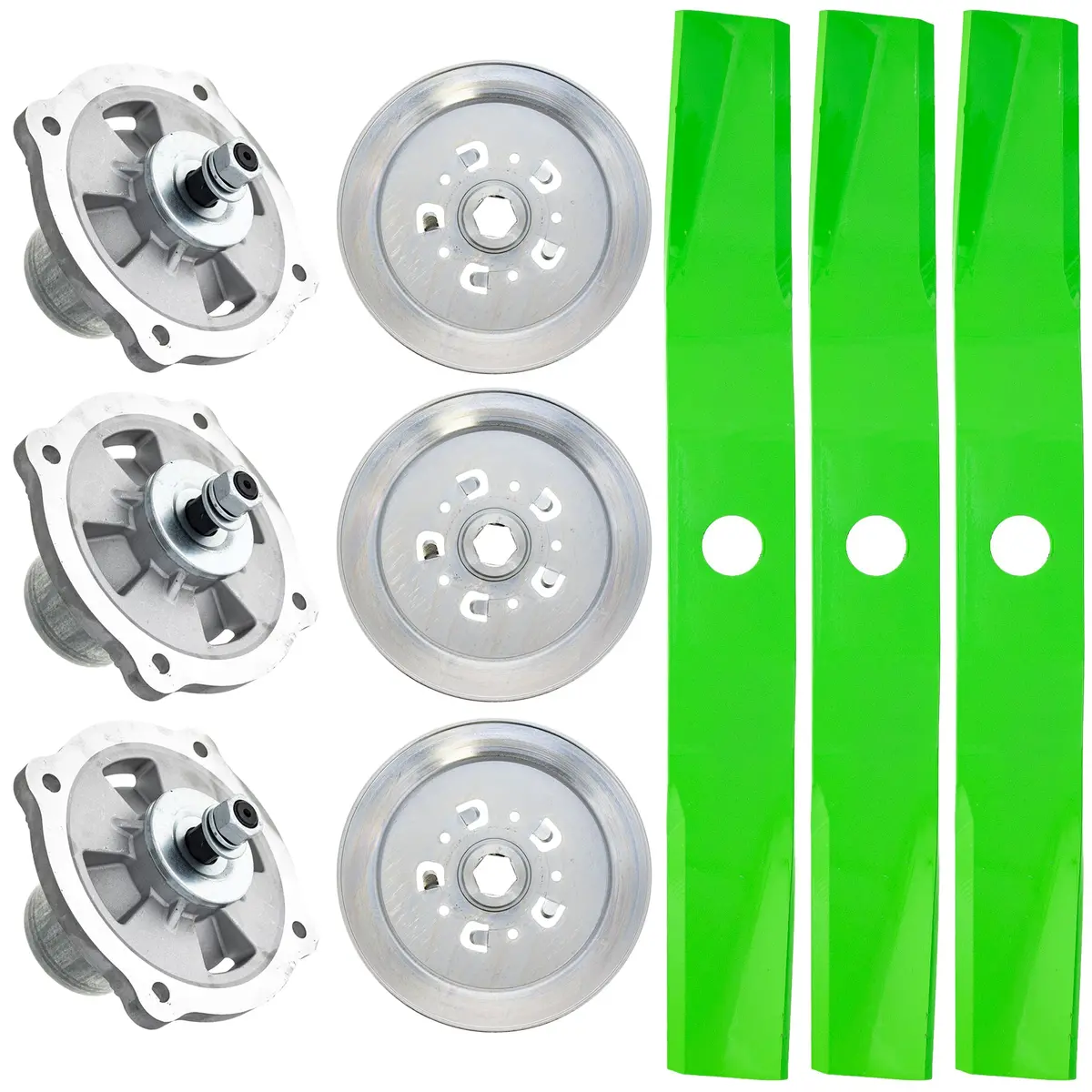 Blade Spindle Kit For Kubota Rck60p-781Z 60-Inch K5645-34340 K5663-34510 1