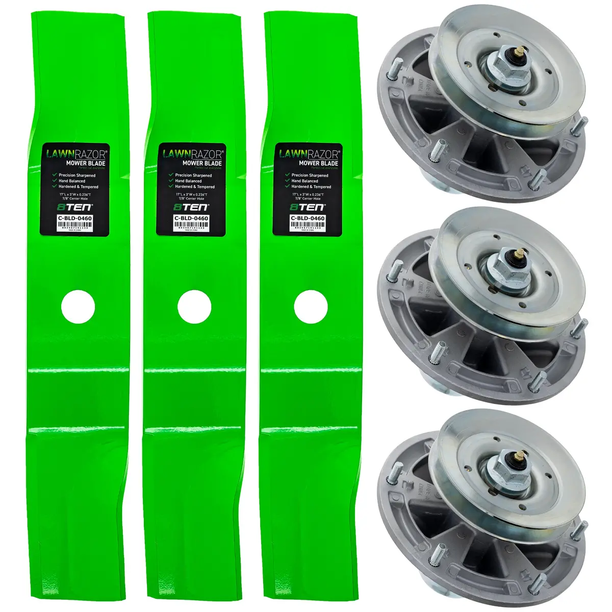 Blade Spindle Kit For John Deere Z720e Z740r 48-Inch Tcu30315 Auc13017 1