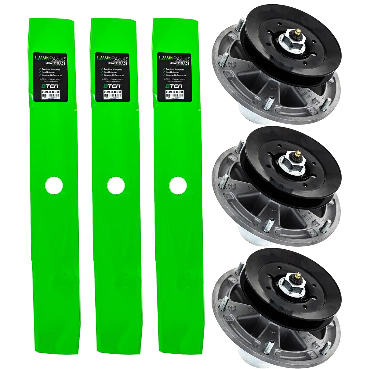 Blade Spindle Kit For John Deere Ztrak Z730m Z760r 54 Inch M164016 Auc13151 1