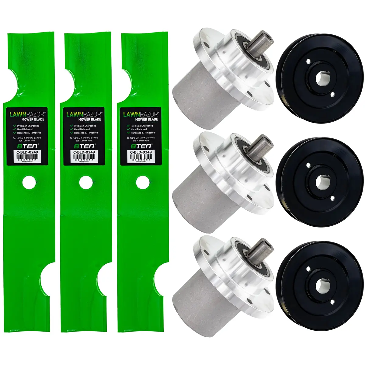 Blade Spindle Kit For Bad Boy Mz Magnum 42-Inch 038-4221-00 037-2050-00 1