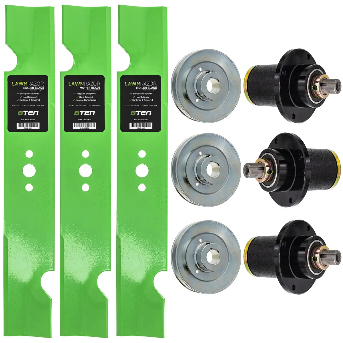Blade Spindle Kit For Bad Boy Maverick Zt Elite  48-Inch 038-0005-00 1