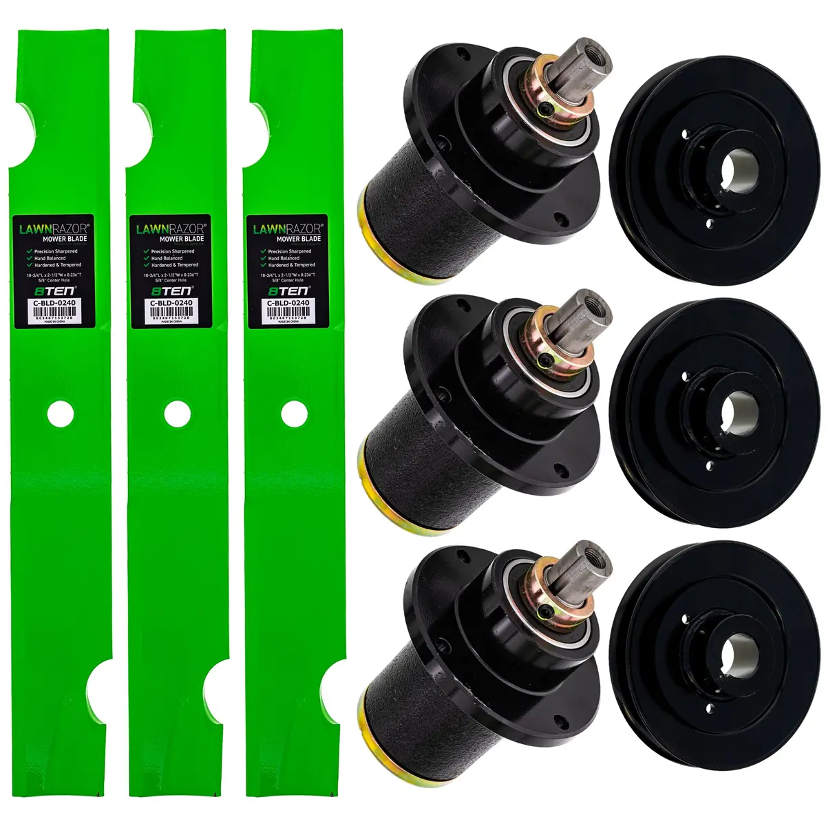 Blade Spindle Kit For Bad Boy Maverick Zt Elite  54-Inch 038-0001-00 1