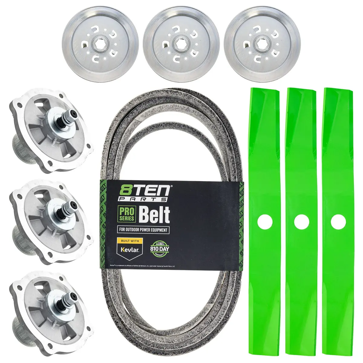 Blade Spindle Belt Kit For Kubota Rck60p-781Z Z725kh-3 60-Inch K5645-34340 1