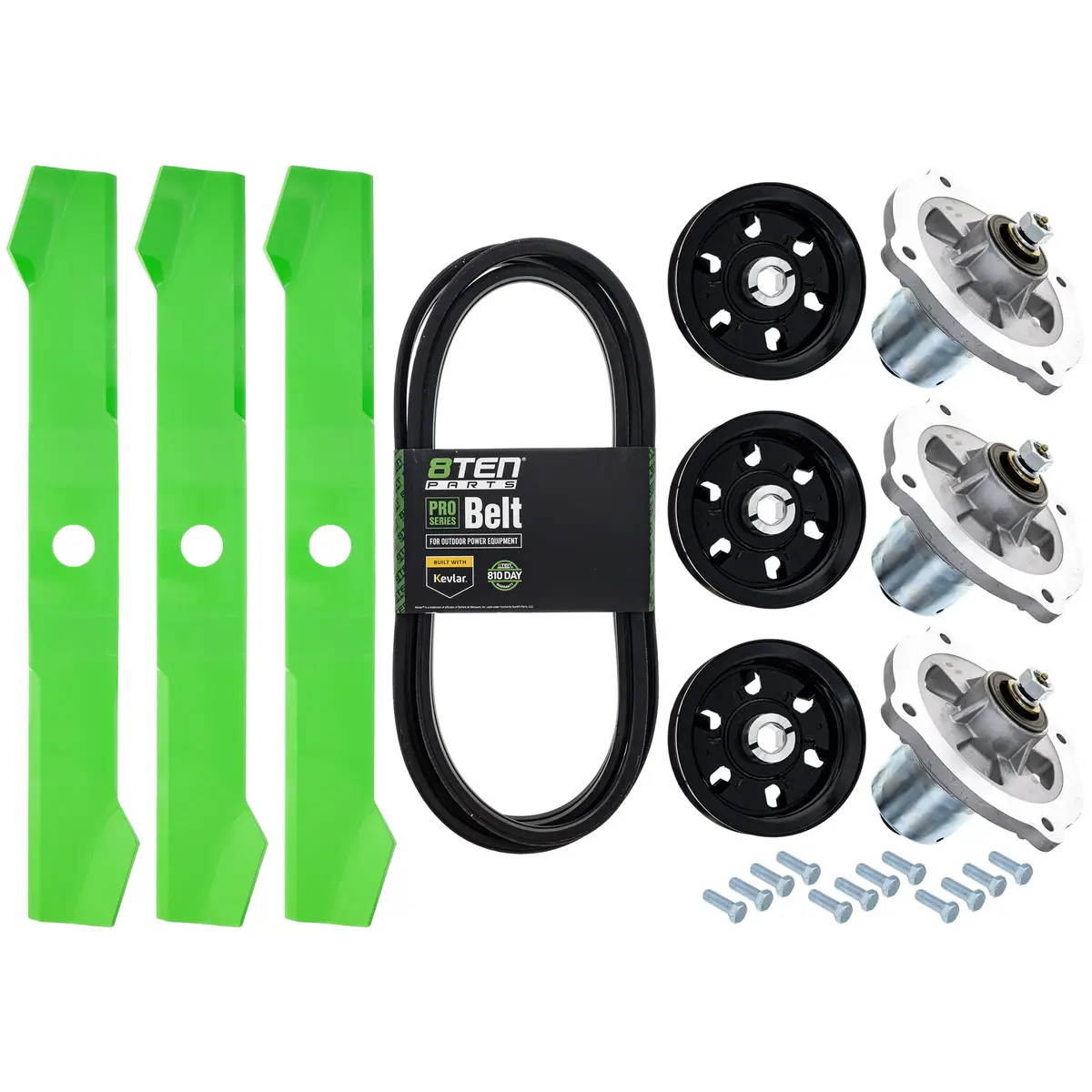 Blade Spindle Belt Kit For Kubota Rck72p-1500Z Zd1511 72-Inch K5975-97530 1