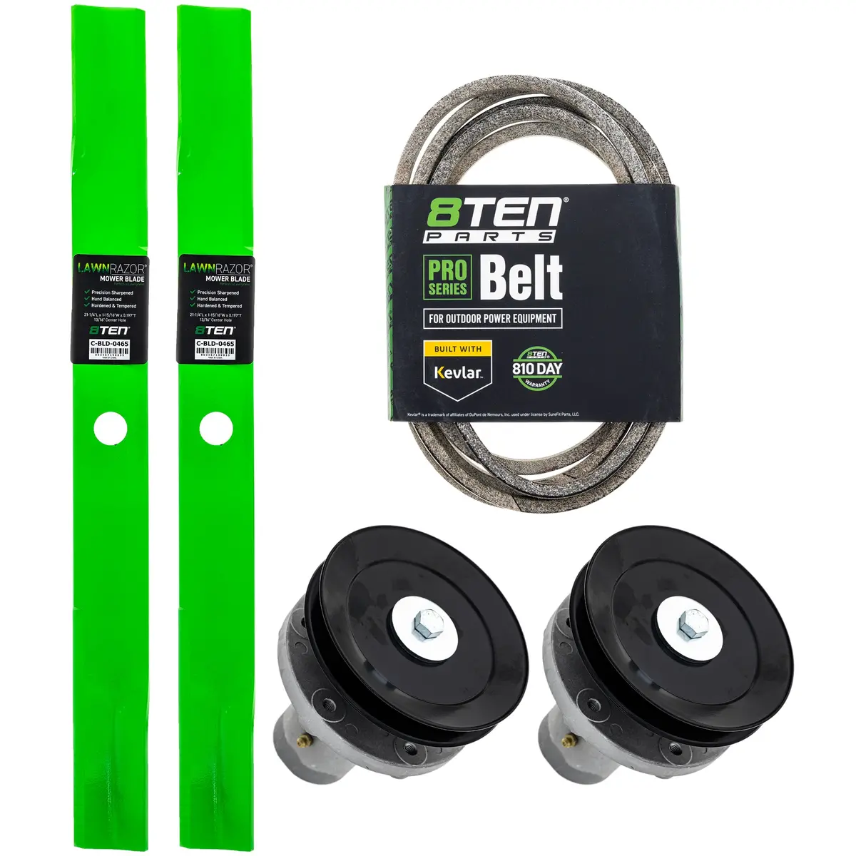 Blade Spindle Belt Kit For Snapper Spx2542 Courier 42-Inch 1758878Bmyp 1