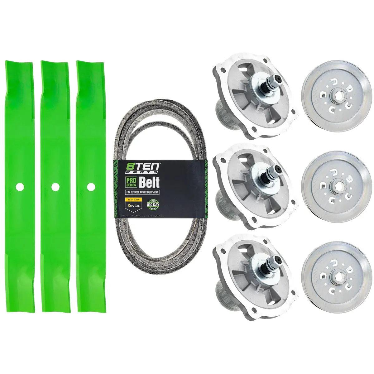 Blade Spindle Belt Kit For Kubota Rck60p-781Z Z726 60-Inch K5647-34340 1