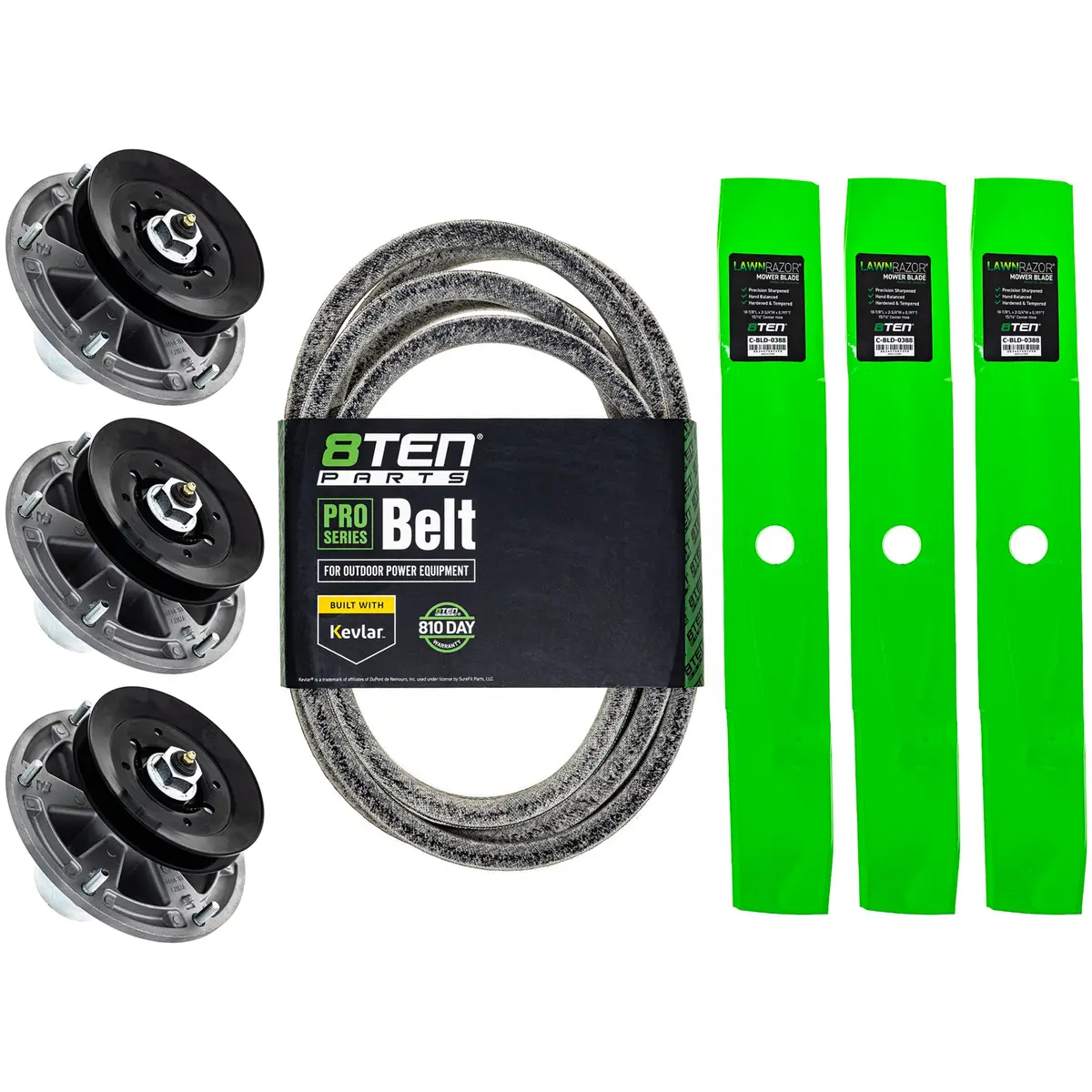 Blade Spindle Belt Kit For John Deere Ztrak Z730m Z760r 54 Inch M164016 1