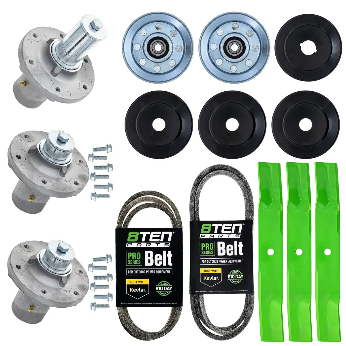 Deck Rebuild Kit Blade Spindle Belt Idler Kit For Scag Cheetah Ii 61-Inch 1