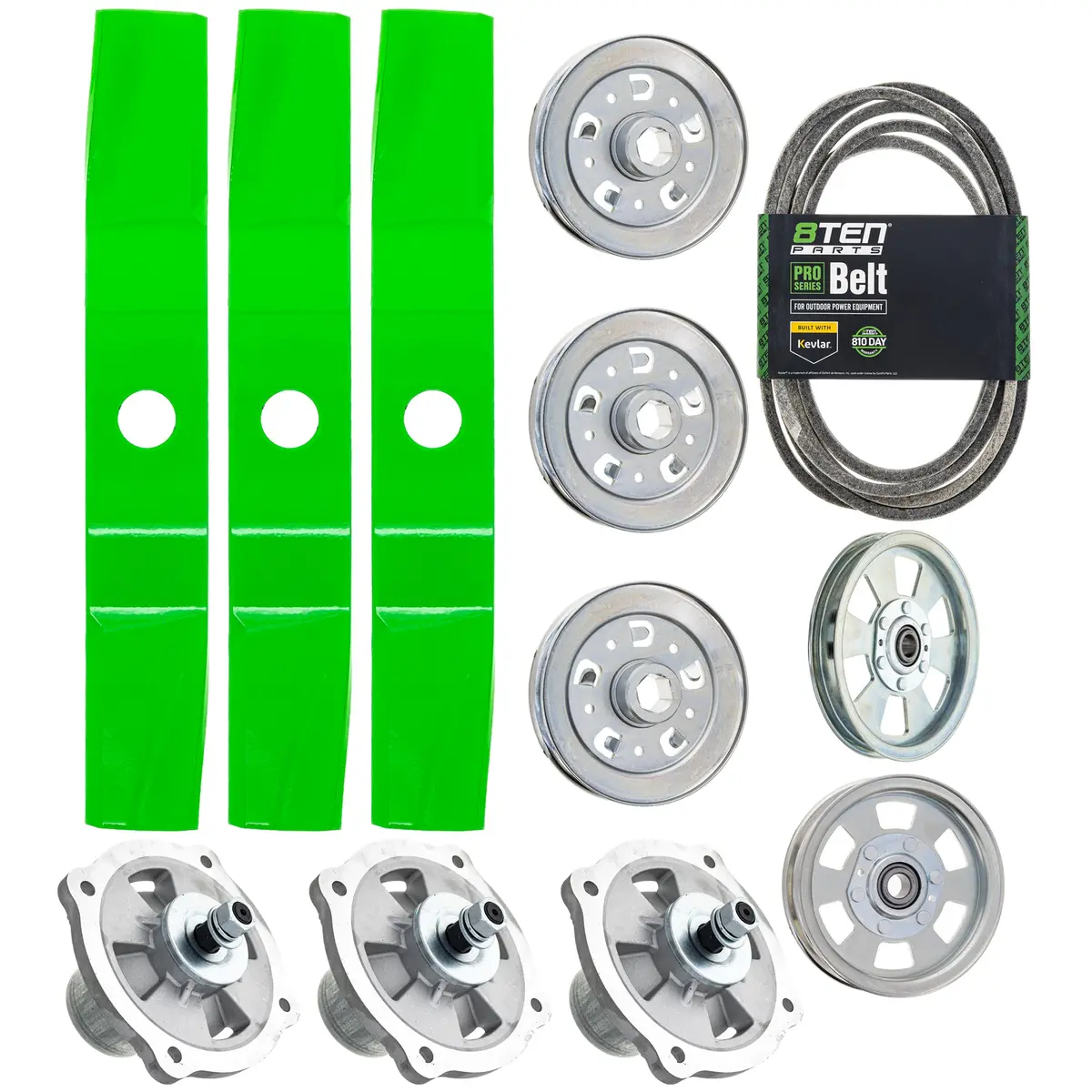 Deck Rebuild Blade Spindle Belt Idler For Kubota Rck48p-751Z Z724 48-Inch 1