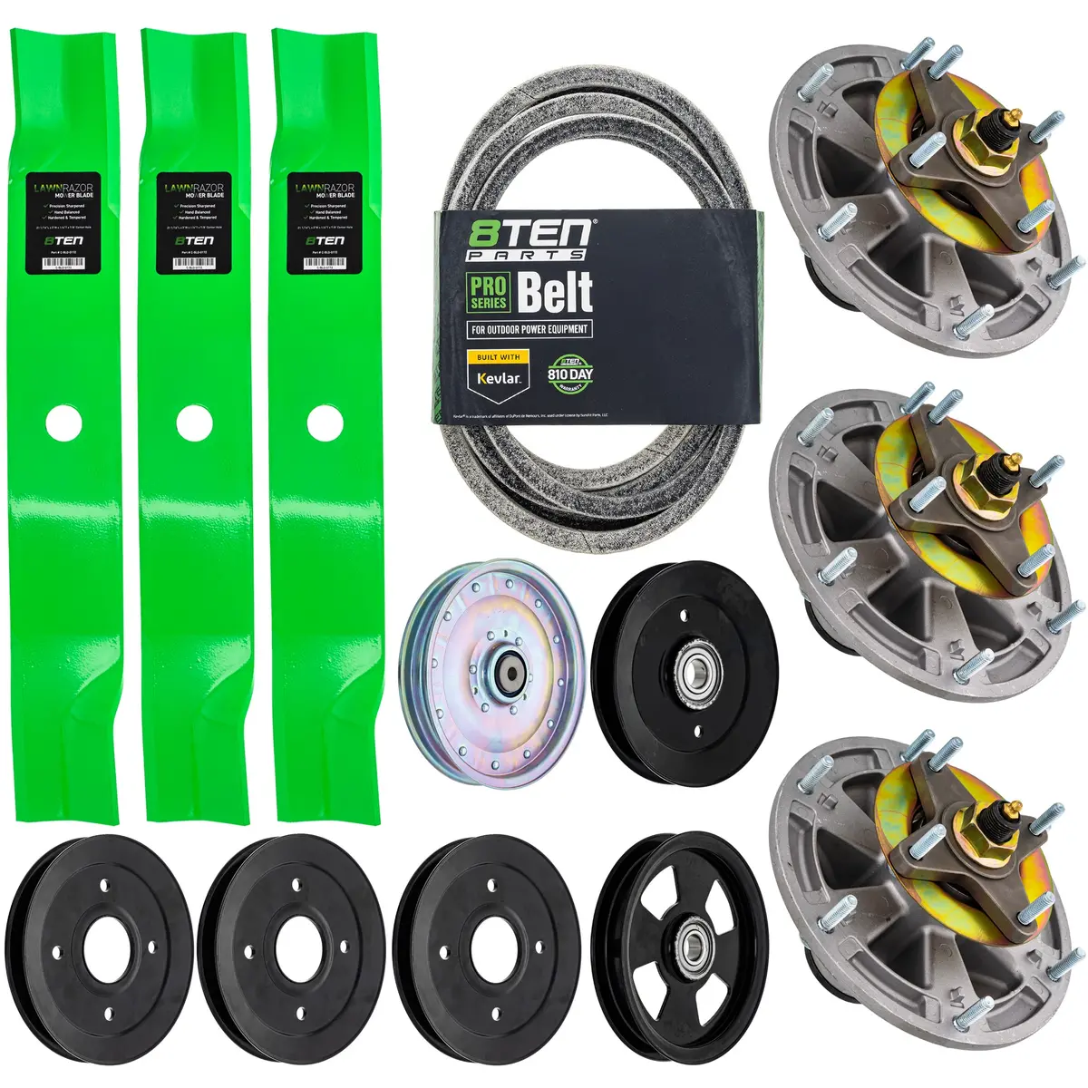 Deck Rebuild Kit Blade Spindle Belt For John Deere Ztrak Z997r 60-Inch 1