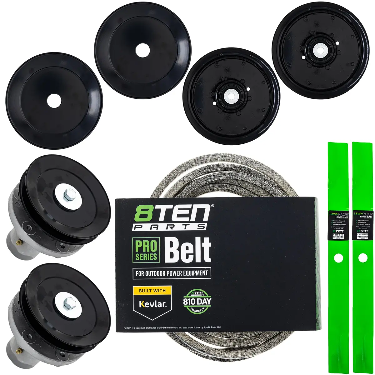 Deck Rebuild Kit Blade Spindle Belt Idler For Snapper 360Z Zt2342 42-Inch 1