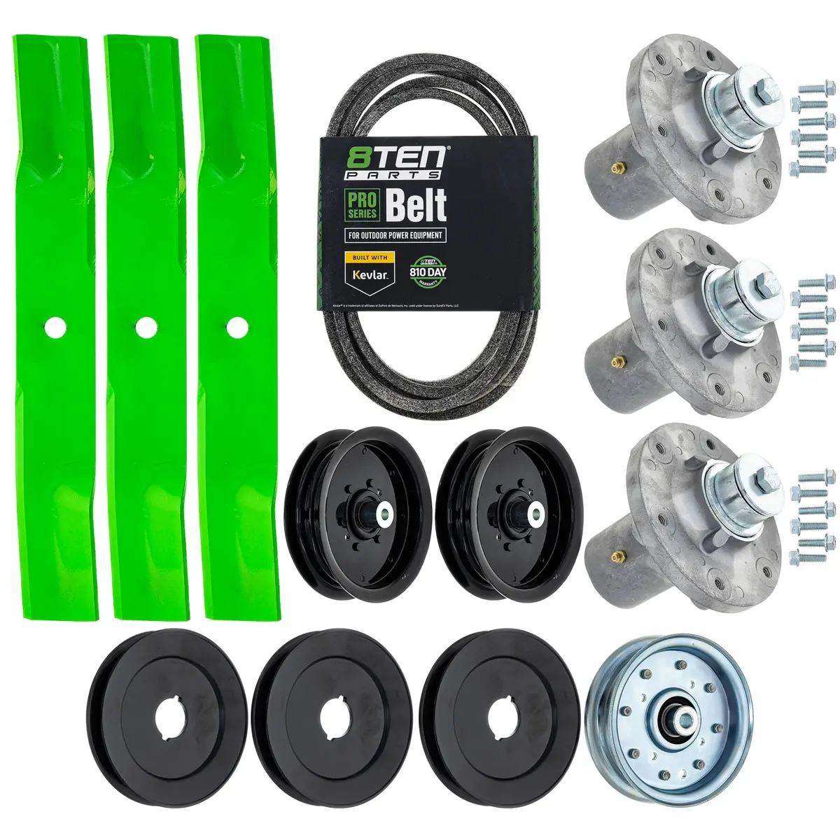 Blade Spindle Belt Idler Kit For Simpicity Courier 52-Inch 1756152Ayp 1