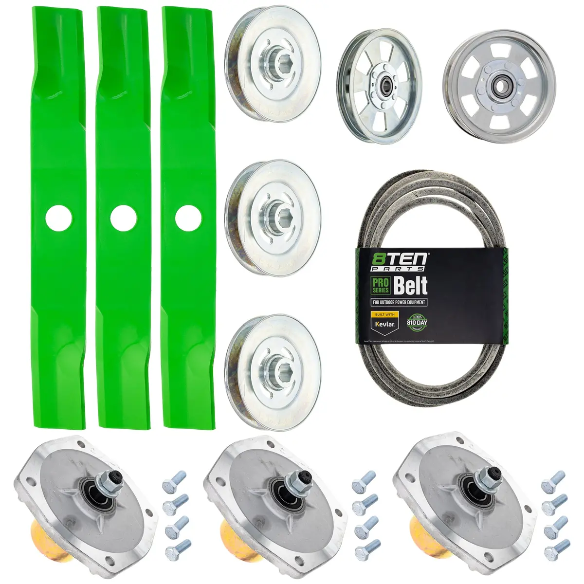 Blade Spindle Belt Idler Kit For Kubota Z421 Z422 Rck54p-400Z K5613-34340 1