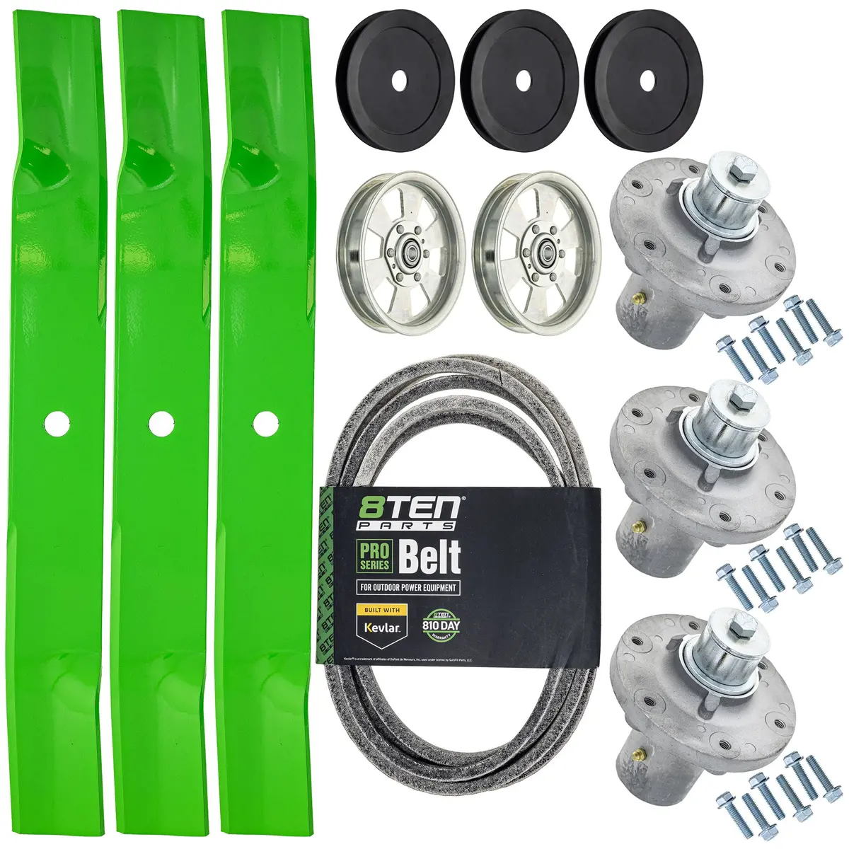Deck Rebuild Kit Blade Spindle Belt Idler Kit For Simplicity Courier Xt 1