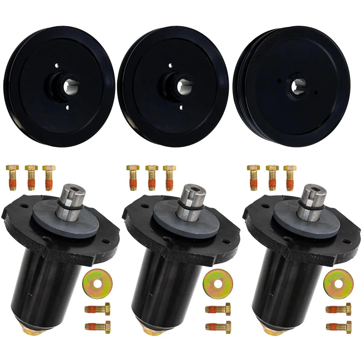 Spindle & Pulley Kit For Gravely Ariens Mk1014093 1