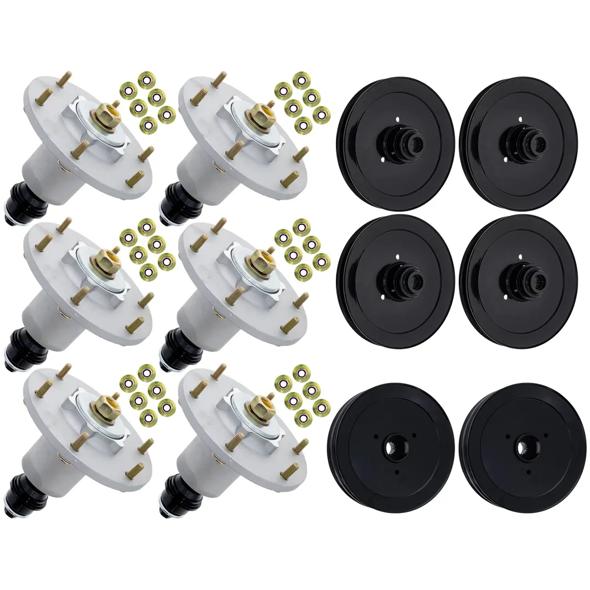 Spindle & Pulley Kit For Exmark Mk1014096 1