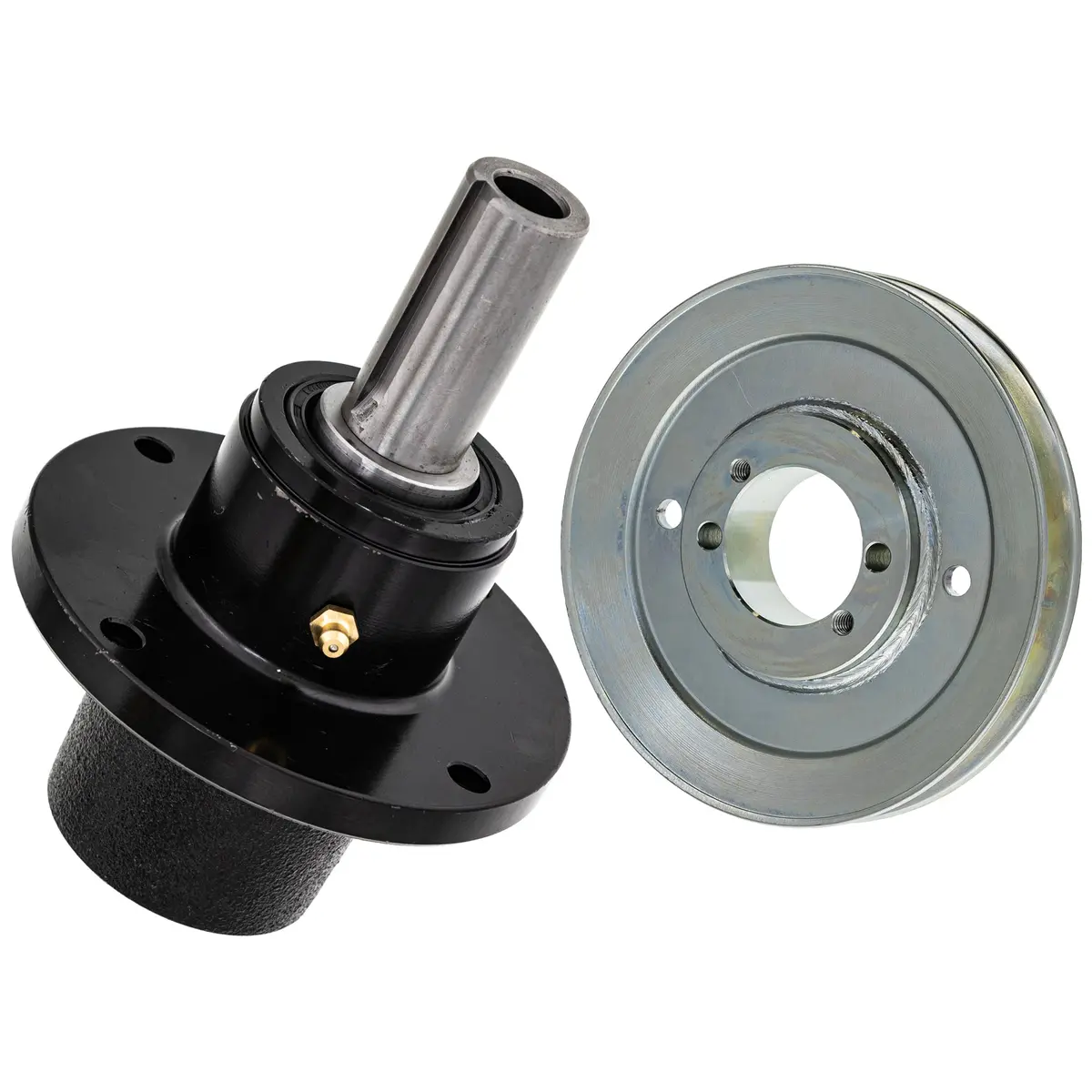 Spindle & Pulley Set For Scag Mk1014172 1