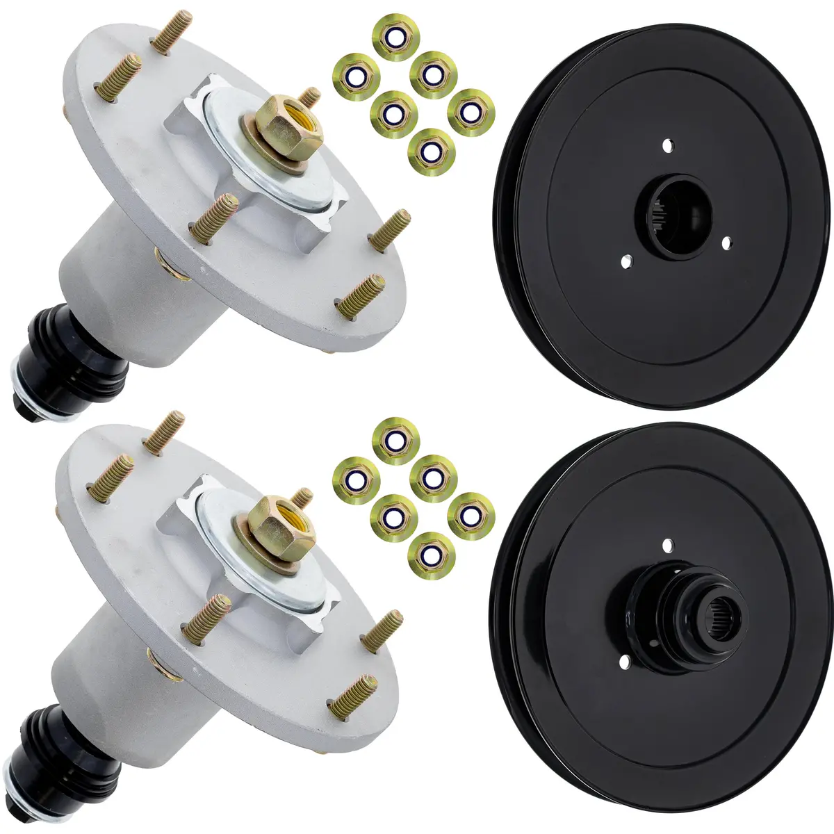 Spindle & Pulley Kit For Exmark Mk1014463 1