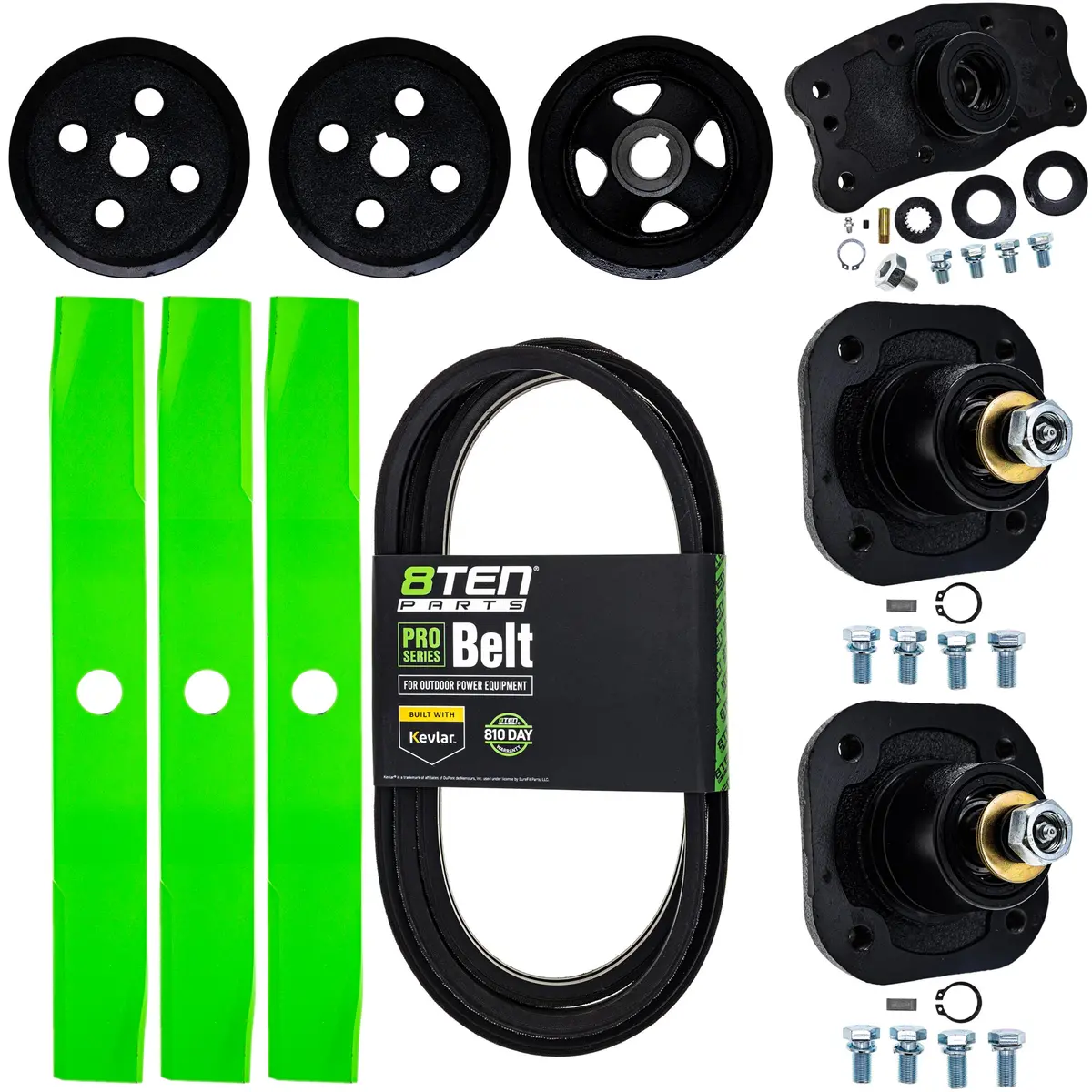 Blade Spindle Belt Kit For Kioti Cs2210 Cs2410 Cs2510 60-Inch Mm605-12171 1