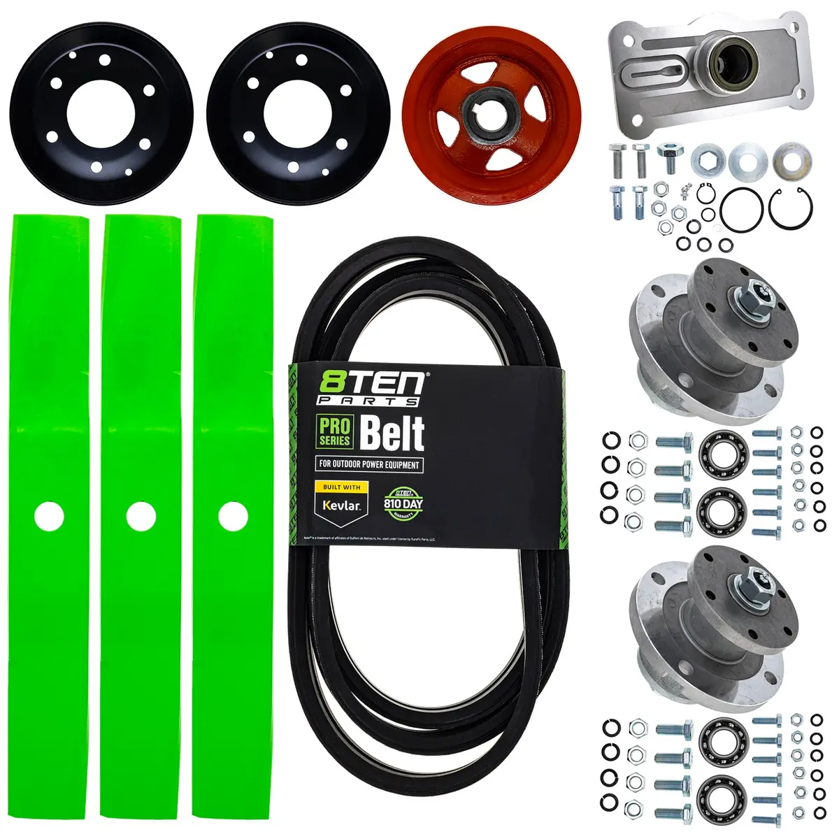 Blade Spindle Belt Kit For Kubota B7500dt Rck54-75B 54-Inch K5351-34330 1