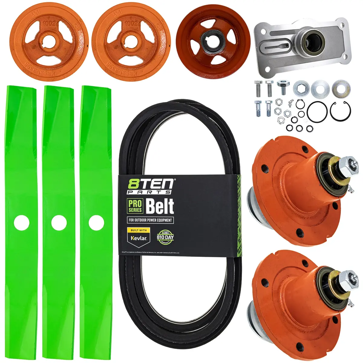 Blade Spindle Belt Kit For Kubota Bx25d Rck60-29B 60-Inch K5645-34340 1