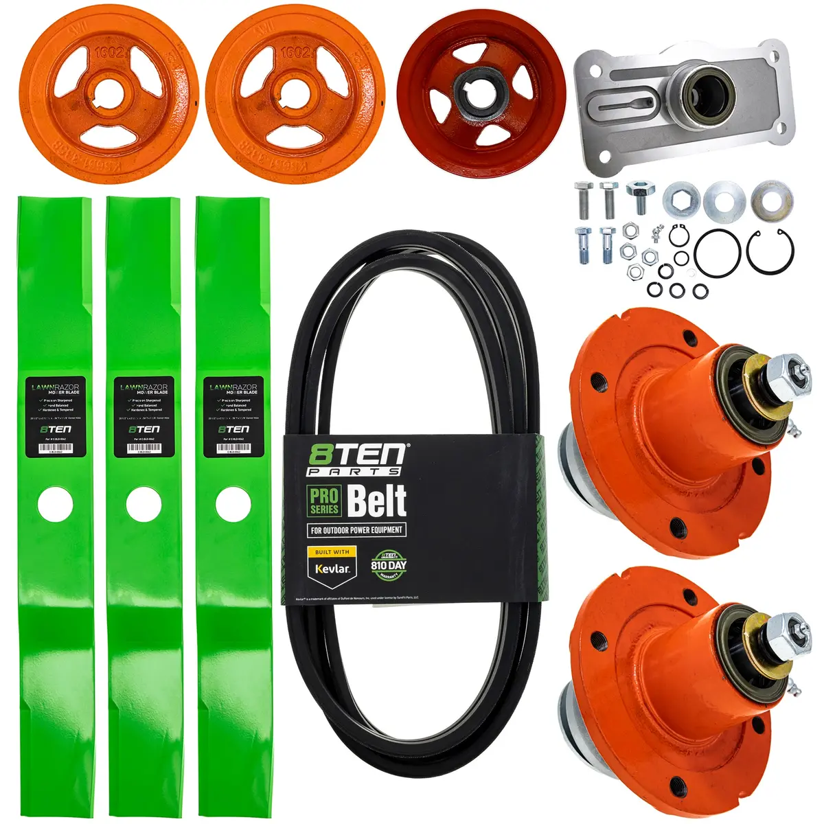 Blade Spindle Belt Kit For Kubota Lx4020hsdc Rck60-40Lx 60-Inch 70000-00602 1