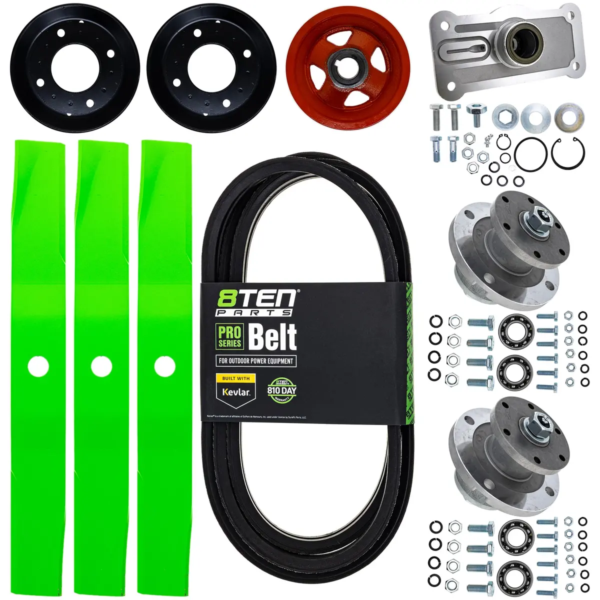 Blade Spindle Belt Kit For Kubota Bx2360 Rck60d-26Bx 60-Inch K5371-99040 1