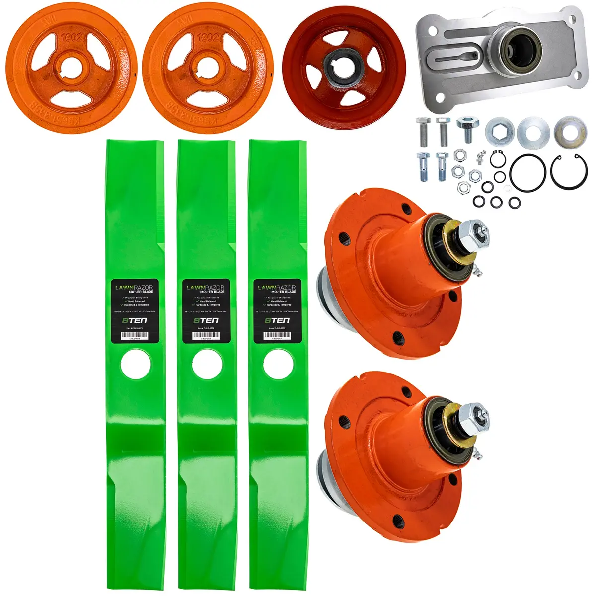 Blade Spindle Kit For Kubota Bx25d B2601 Rck54-24B 54-Inch 70000-00605 1