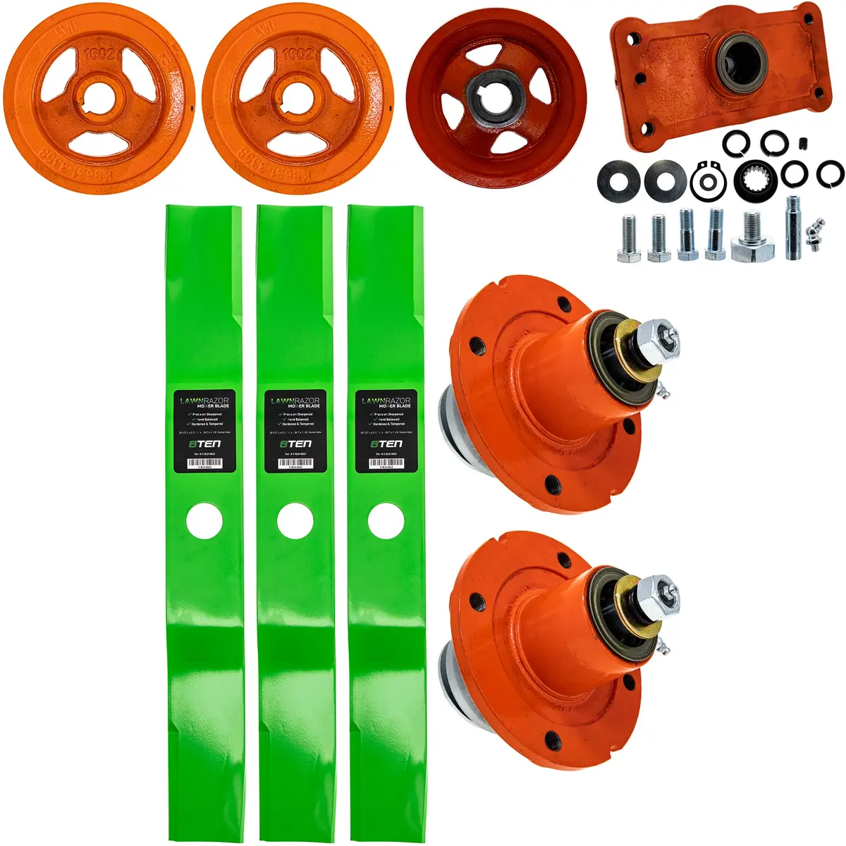 Blade Spindle Kit For Kubota B2410 B7400 B7300 B2910 Rck60-24B 60-Inch 1