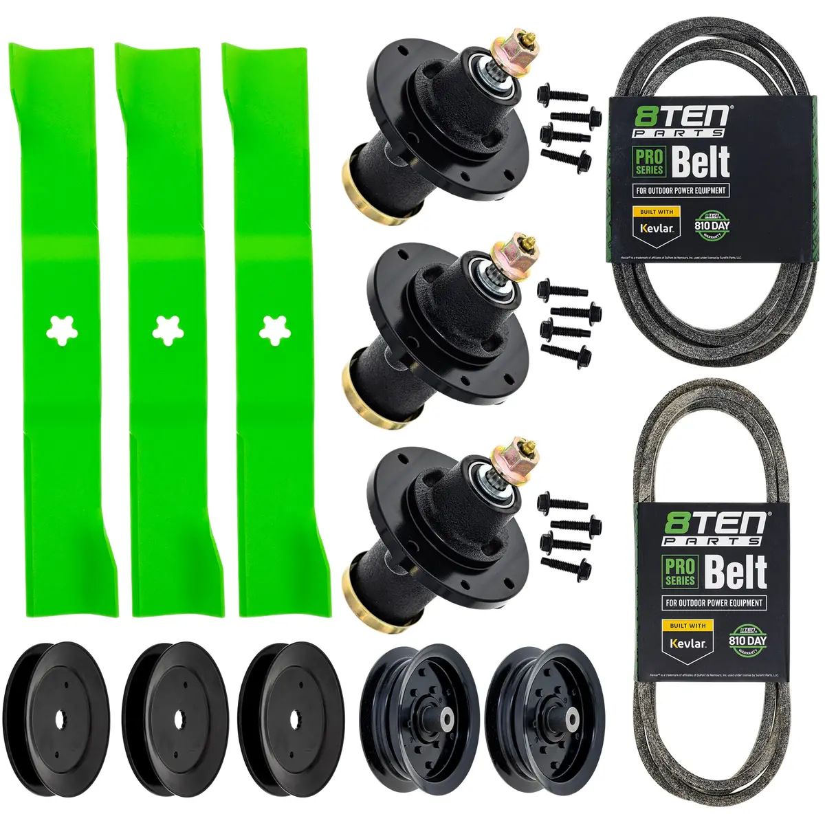 Deck Rebuild Kit For Husqvarna Ts354d 54-Inch 582760502 539131898 582236301 1
