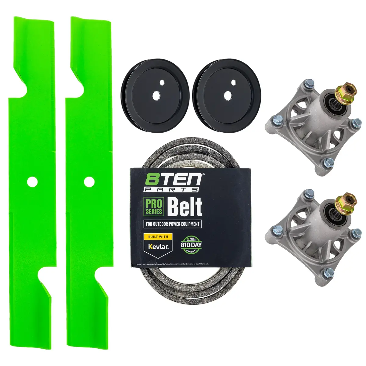 Spindle Blade Belt Kit For Hustler Mk1015115 1