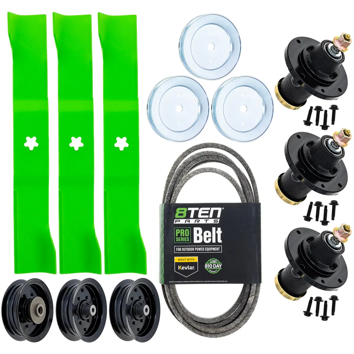 Deck Rebuild Kit For Husqvarna Z254f 54-Inch 582760502 539131898 592951801 1