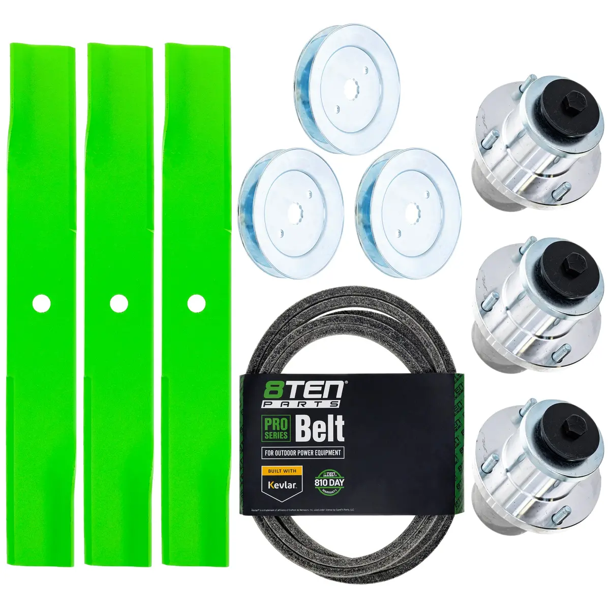 Spindle Blade Belt Kit For Hustler Mk1015141 1
