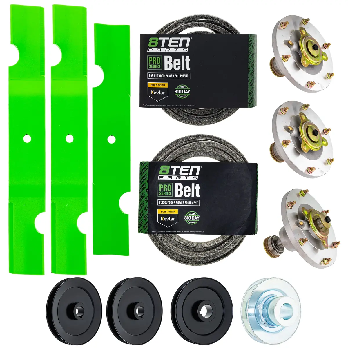 Blade Spindle Belt Kit For Grasshopper M148 220 48-Inch 320239 320234 1