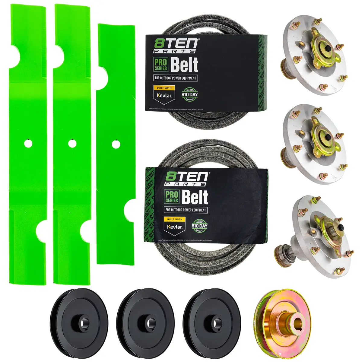 Blade Spindle Belt Kit For Grasshopper M148 218 48-Inch 320239 320234 1