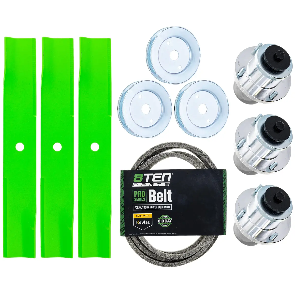 Spindle Blade Belt Kit For Hustler Mk1015201 1