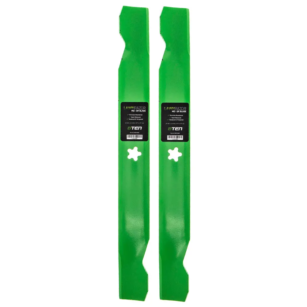 Lawnrazor Notched High Lift Blade For Ayp Poulan Pro Husqvarna 134149 138971 127843 138498 532138971 | 2-Pack 1