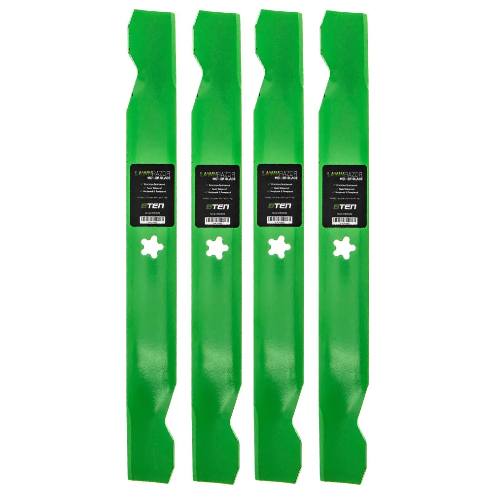Lawnrazor Notched High Lift Blade For Ayp Poulan Pro Husqvarna 134149 138971 127843 138498 532138971 | 4-Pack 1