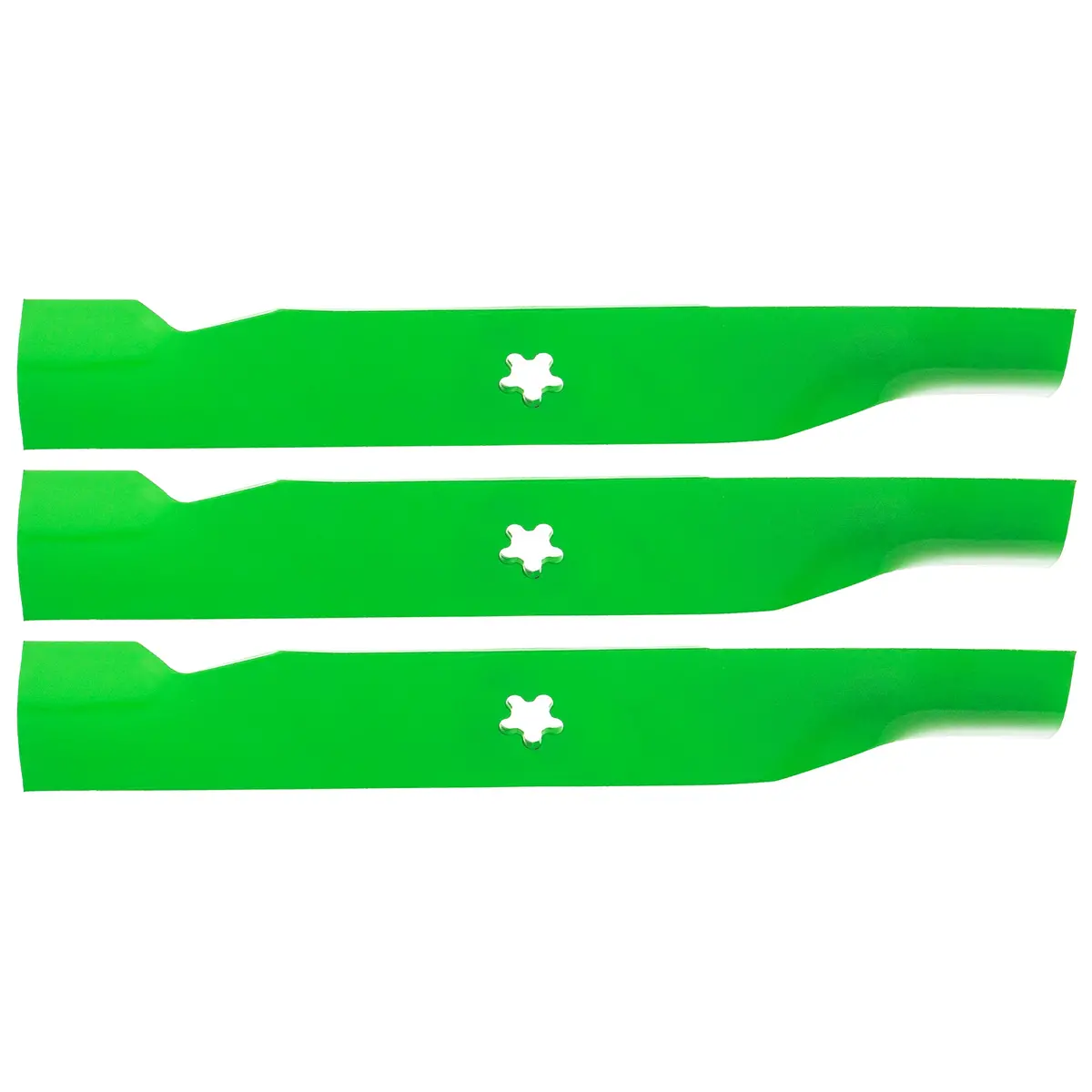 Lawnrazor Notched High Lift Blade For Husqvarna Poulan Pro Generac 180054 532173920 532180054 173920 | 3-Pack 2