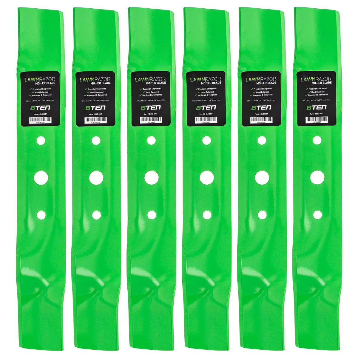 Lawnrazor Mulching Blade For Sabre Scotts John Deere Gx20250 Gy20568 Gx20819 | 6-Pack 1
