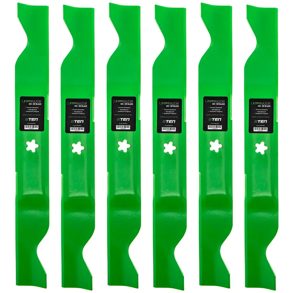 Lawnrazor Notched High Lift Blade For Ariens Generac Generac 532405380 405380 403107 532403107 33266 | 6-Pack 1
