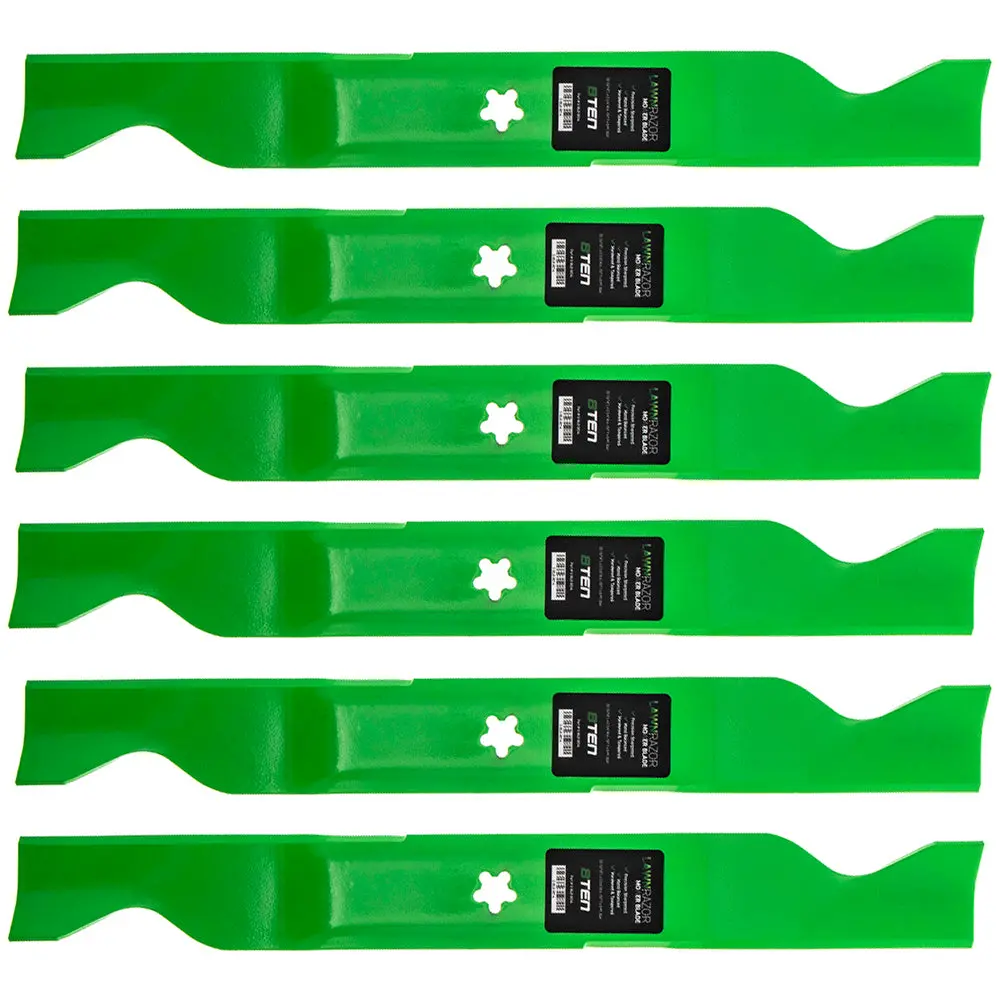 Lawnrazor Notched High Lift Blade For Ariens Generac Generac 532405380 405380 403107 532403107 33266 | 6-Pack 2